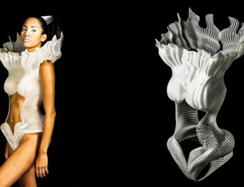 Artist Got Inspired by Waves and Created This 3D Printed Swimsuit