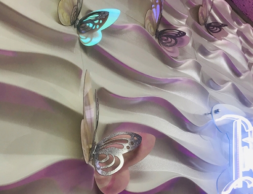 Wall Décor -Laser cutting Butterflies Design- for Intuitive Boutique