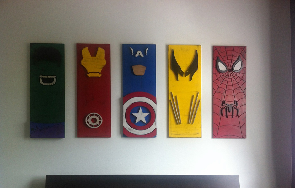 Marvel Comics Boys Room Decor - Trazza Design and Manufacturing