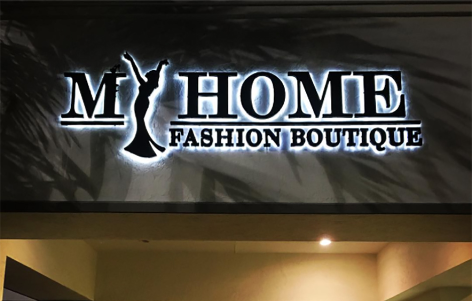 My Home Fashion Boutique - Outdoor Sign - Trazza Design and Manufacturing