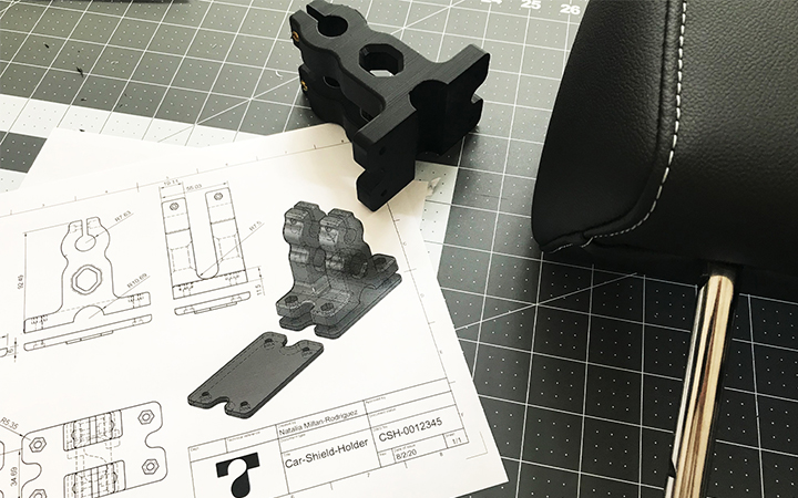 blueprints and measurements of a transparent acrylic sheet holder